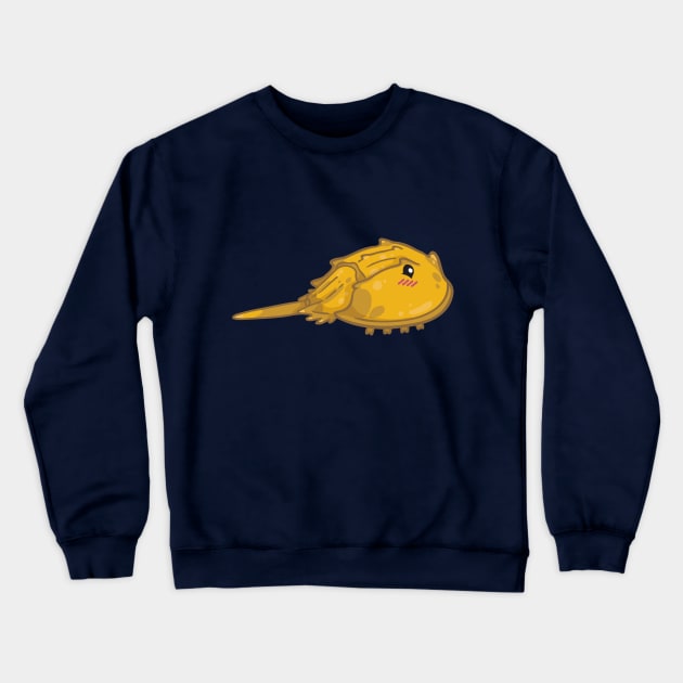 Atlantic Horseshoe Crab Crewneck Sweatshirt by bytesizetreasure